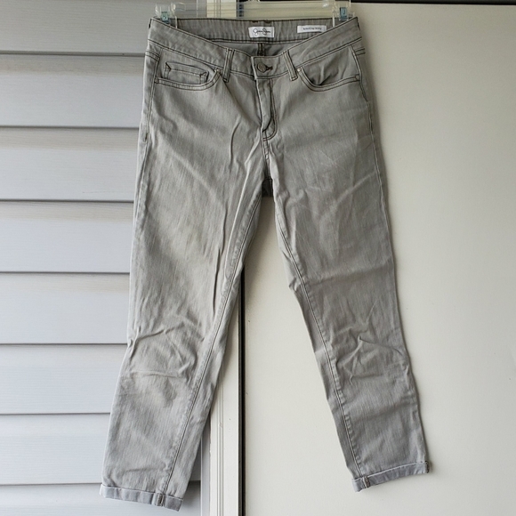 ⭐Jessica Simpson Green Crop Skinny Jeans - Picture 3 of 10